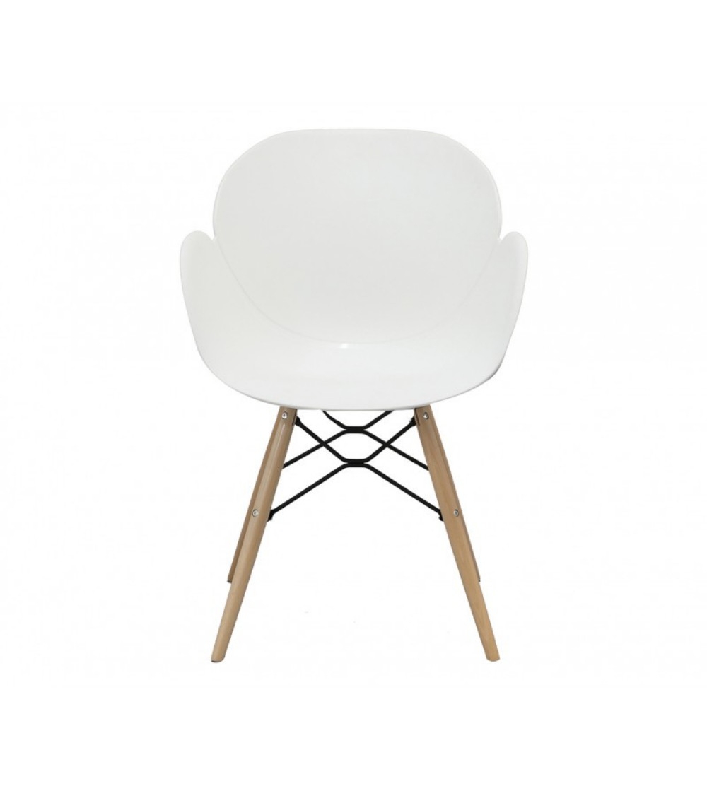 Set 2 Lotus Wood Chairs - La Seggiola