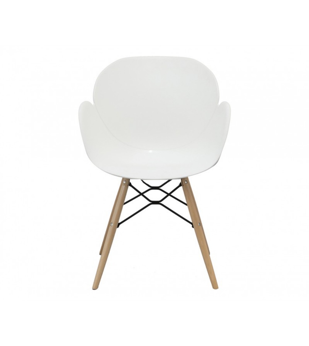 Set 2 Lotus Wood  Stühle - La Seggiola