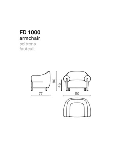 Fauteuil Fender FD 1000 - True