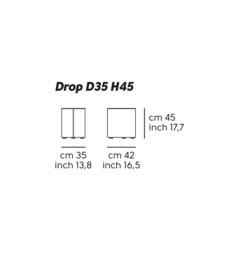 Table Basse Plaquée Drop - Midj