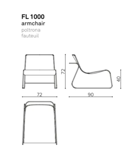 Poltrona Flow FL 1000 - True