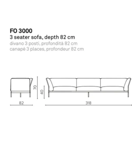 Fold FO 3000 Sofa - True