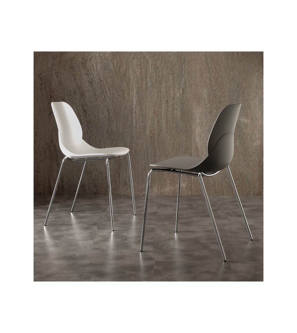 Chaise Shell Metal - La Seggiola