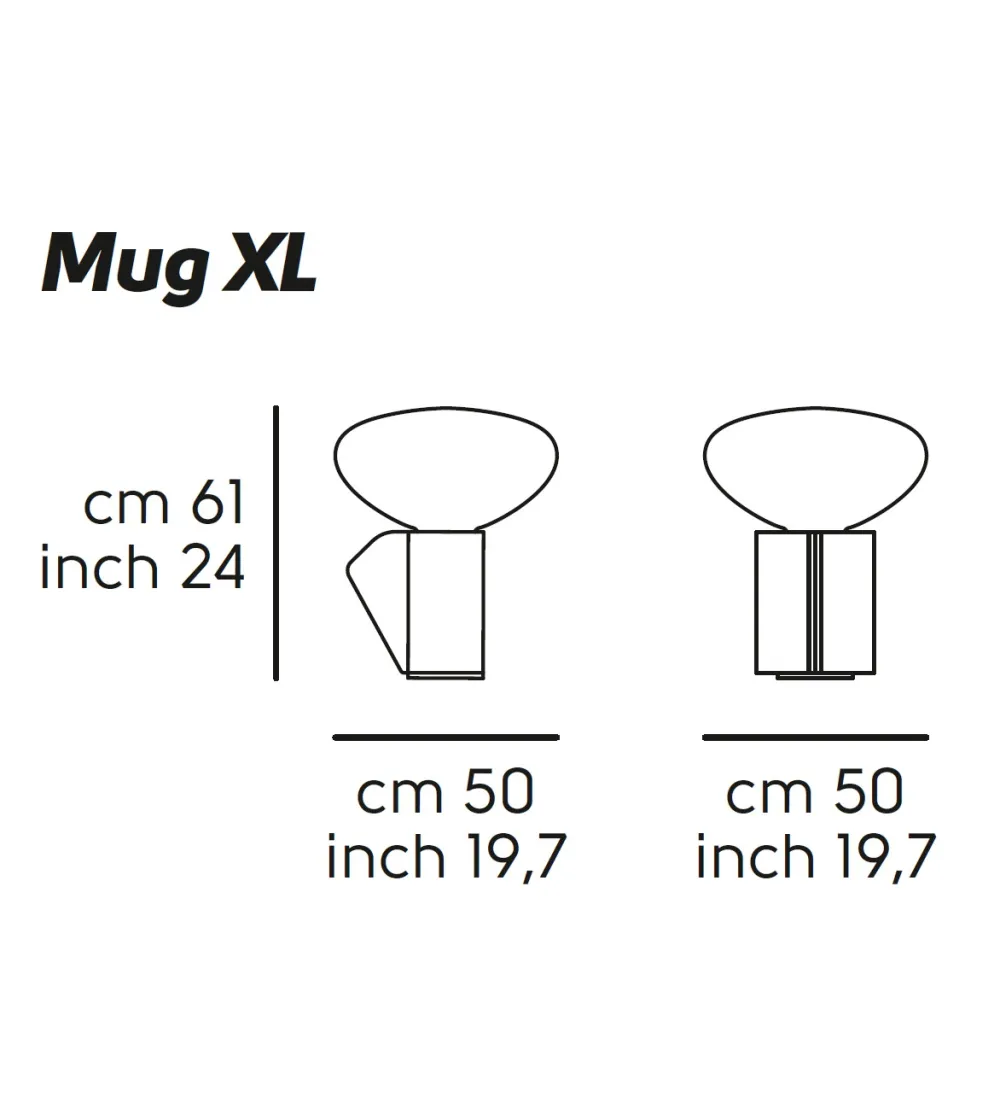 Midj - Mug XL Tischlampe