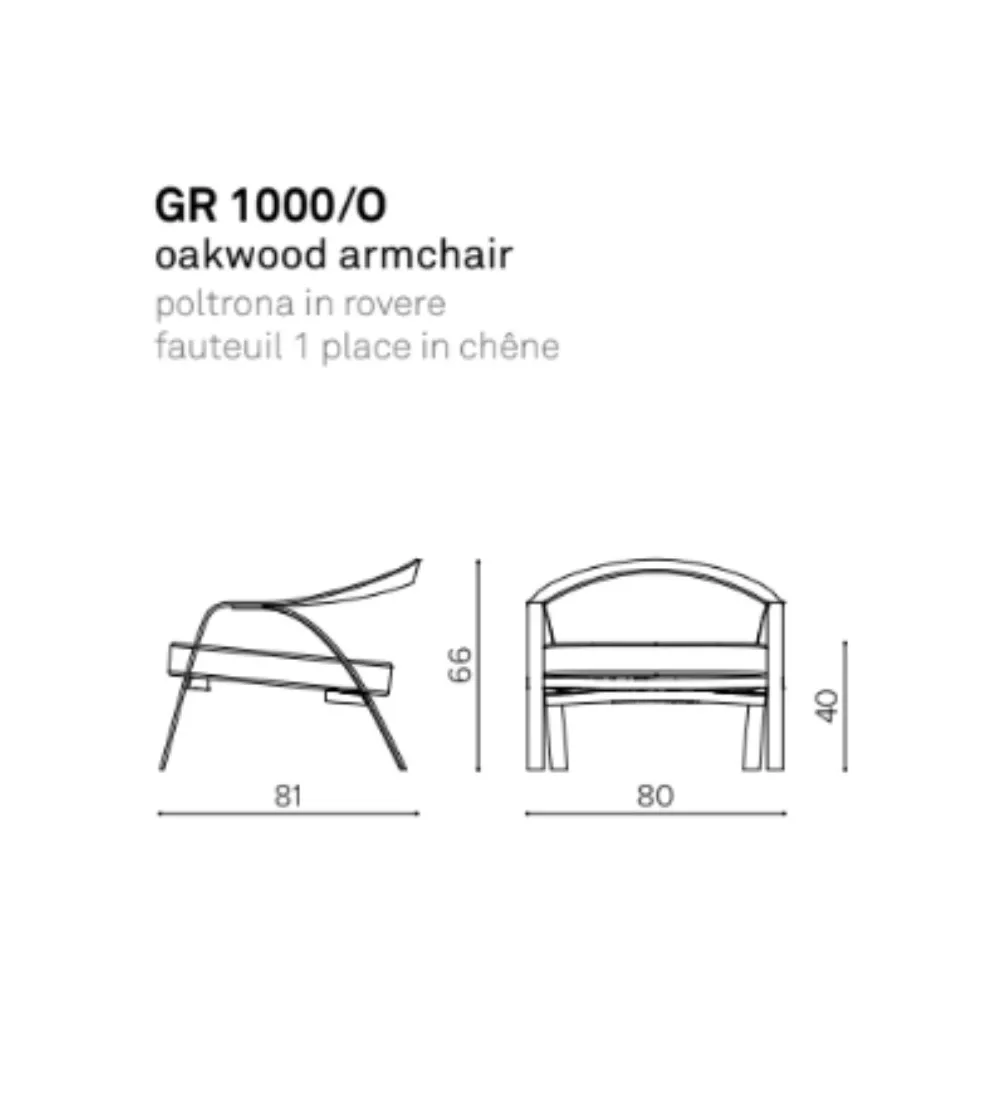 Grillo GR 1000/O Sessel  - True