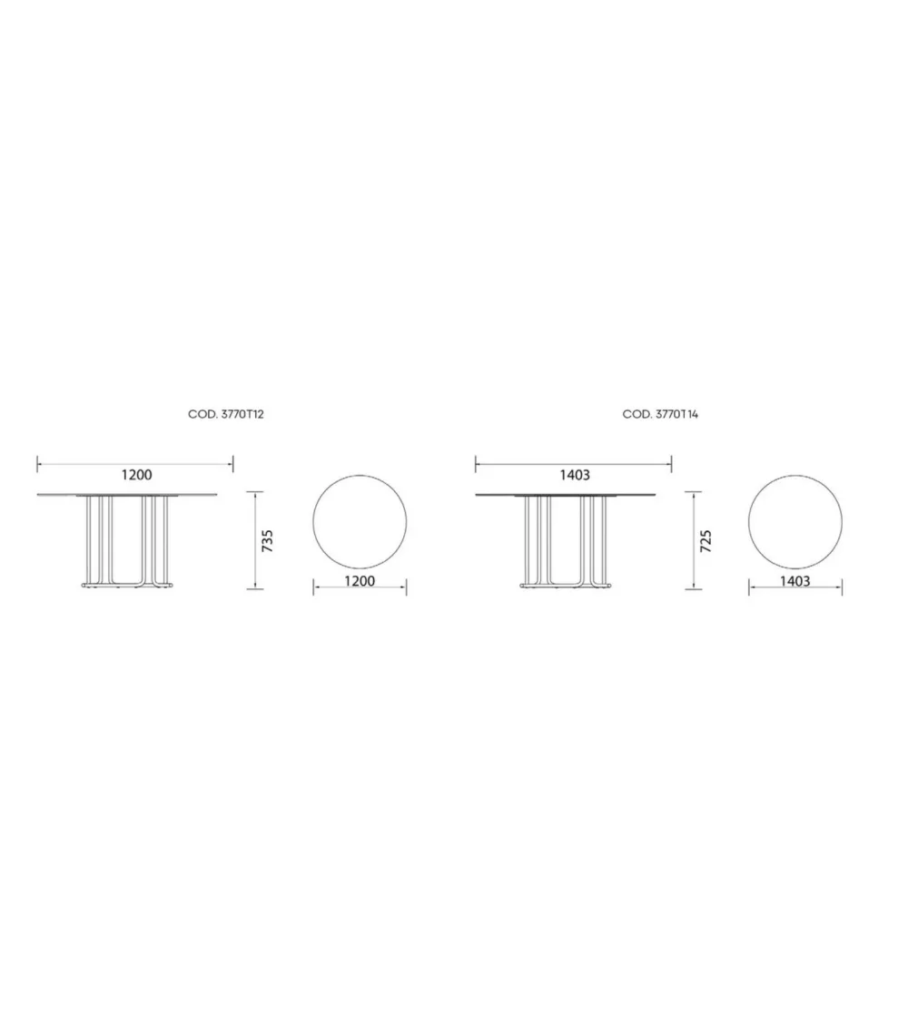 Table Ronde Scala - Alma Design