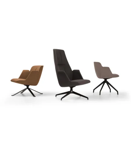 Poltrona Girevole Hive HV 9098 - True