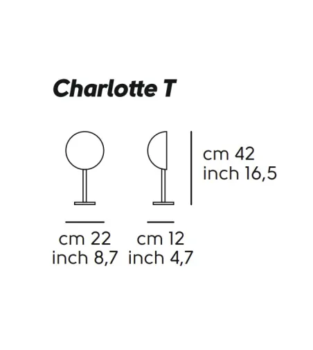 Lampe de Table Charlotte Color - Midj