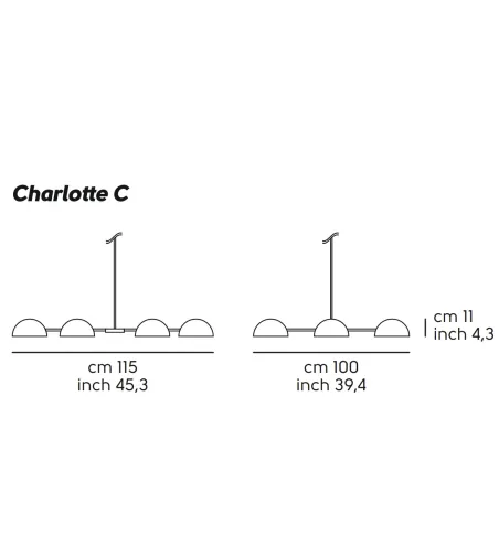 Lustre Charlotte - Midj