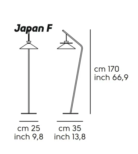 Lampe de Sol Japan Color - Midj