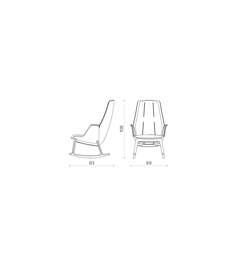 Fauteuil À Bascule Hive HV 909R - True