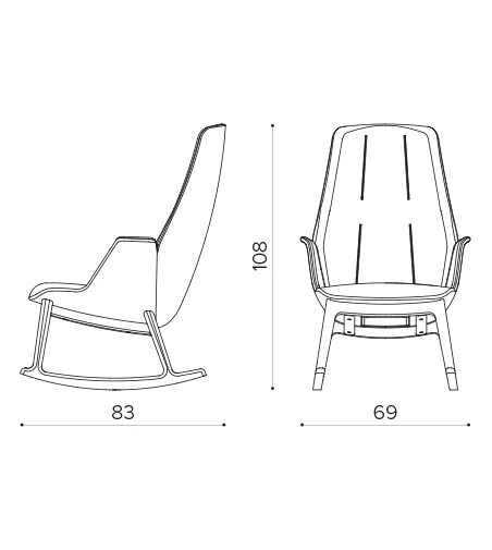 Fauteuil À Bascule Hive HV 909R - True