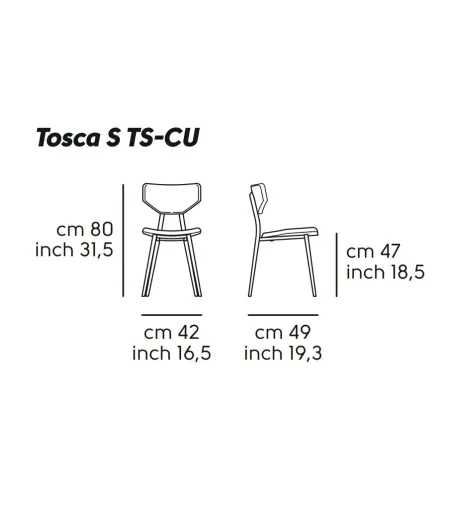 Sedia Tosca TS/L - Midj