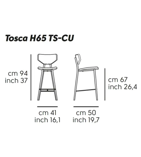 Taburete Tosca CU - Midj