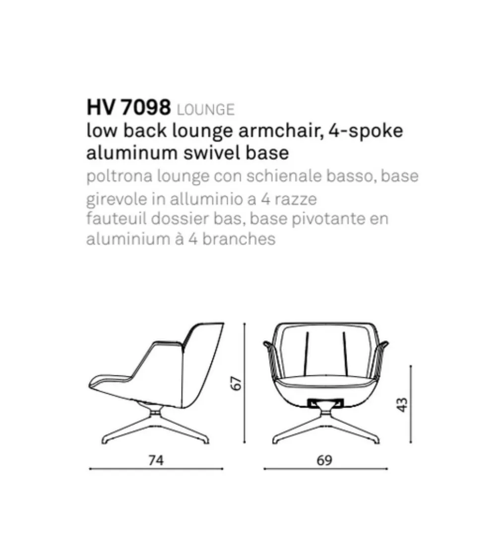 Poltroncina Hive HV 7098 - True