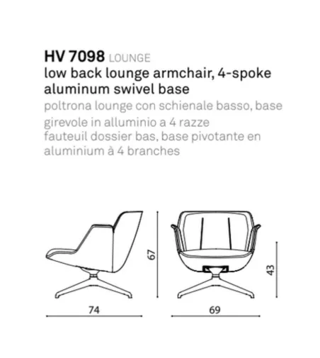 Fauteuil Hive HV 7098 - True