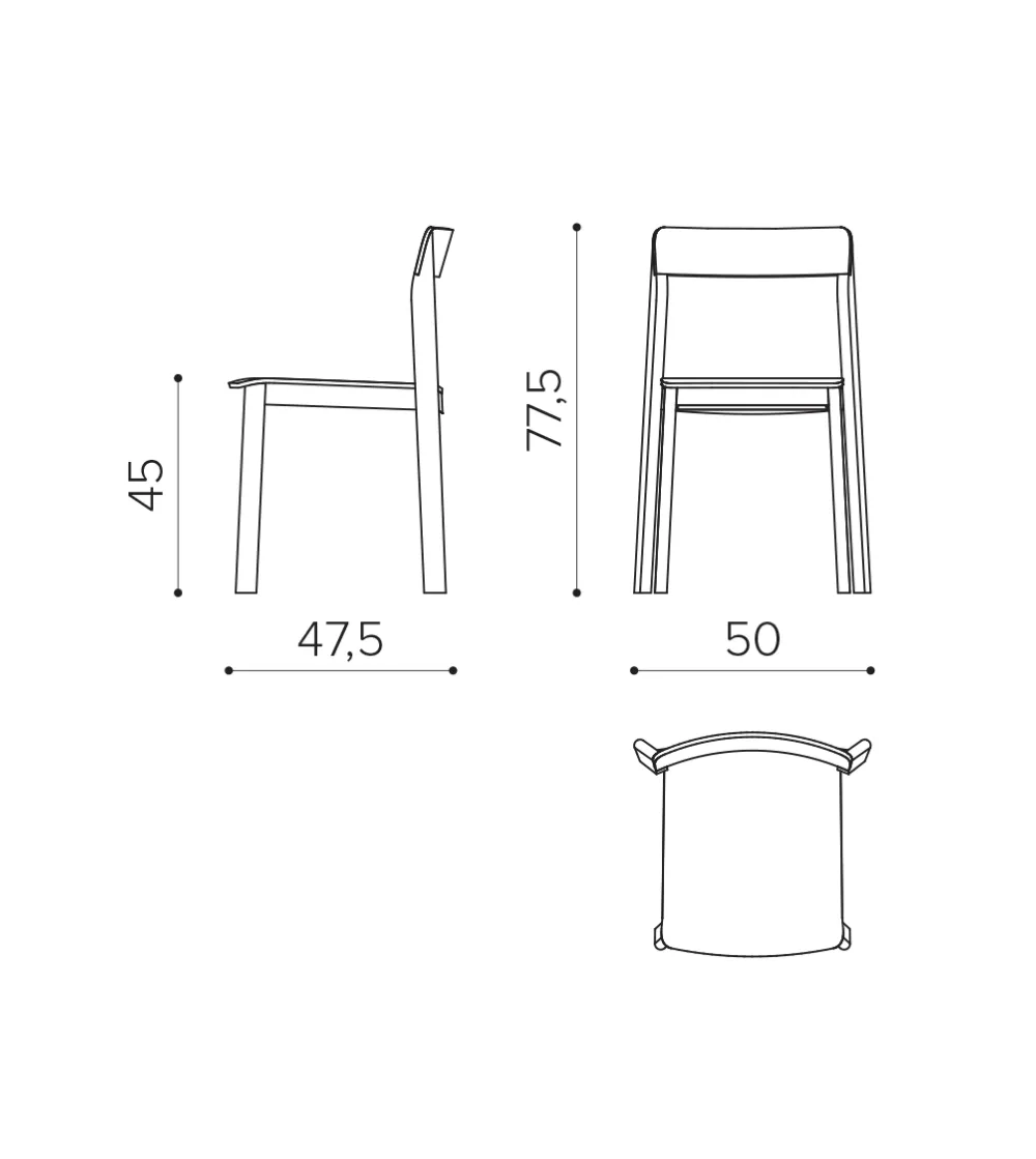 Chaise Lisa LI 4004 - True
