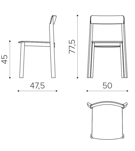 Chaise Lisa LI 4004 - True