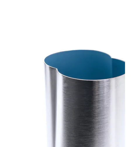 Juego 2 Jarrones Impronta Satinados Azul Atlántico - Mesa Design