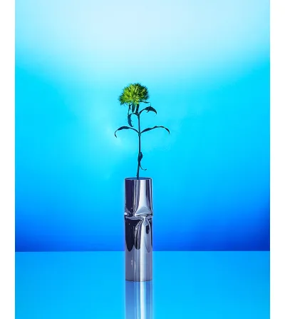 Vaso Bambù Lucido Blu Atlantico - Mesa Design 2