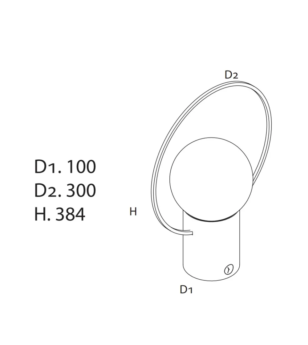 Lampe de Table Saturn - Ronda Design