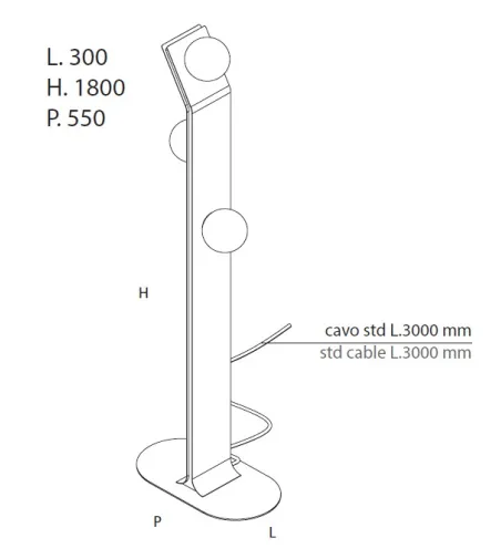 Lampada da Terra Brand - Ronda Design