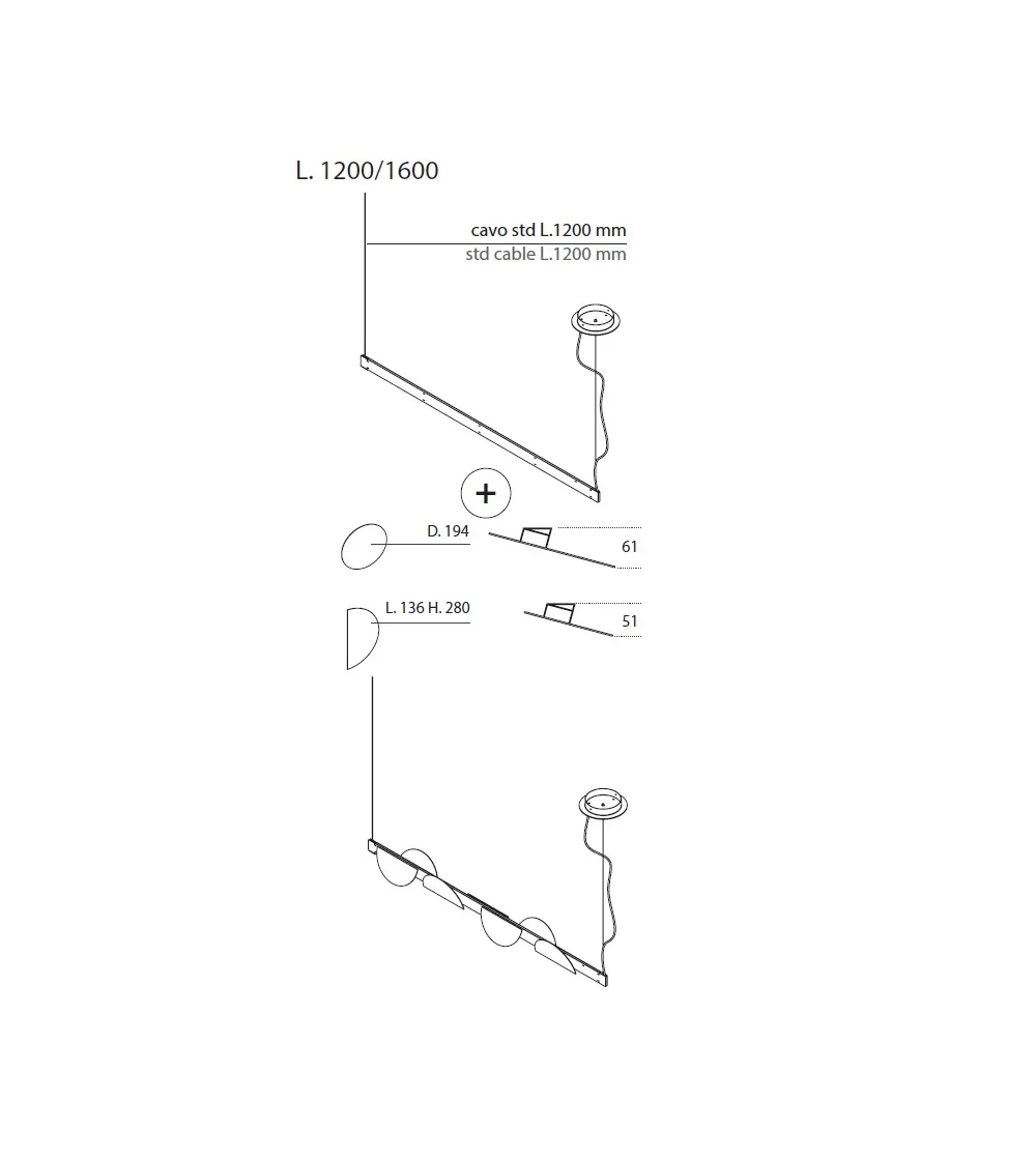 Ronda Design - Sundown Suspension Lamp