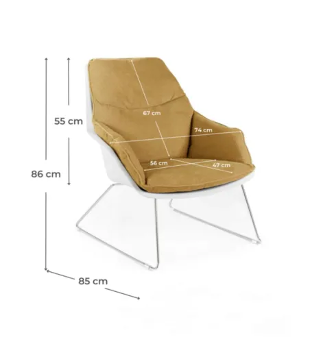 Poltrona Grace OM/451/GI - Stones