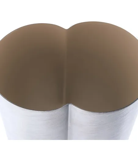 Juego 2 Jarrones Impronta Satinados Cappuccino - Mesa Design