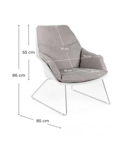 Fauteuil Grace OM/451/GC - Stones