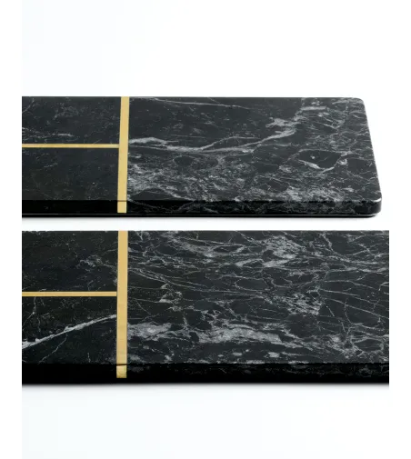 Segni Black Rectangular Cutting Board - Mesa Design