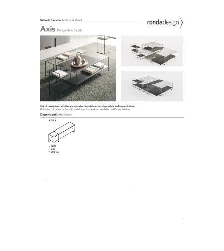Ronda Design - Axis 2 Coffee Table
