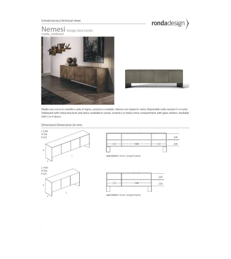 Aparador Nemesi - Ronda Design