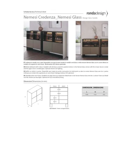 Ronda Design - Nemesi Highboard