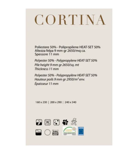 Alfombra Cortina 3 Taupe - Sitap