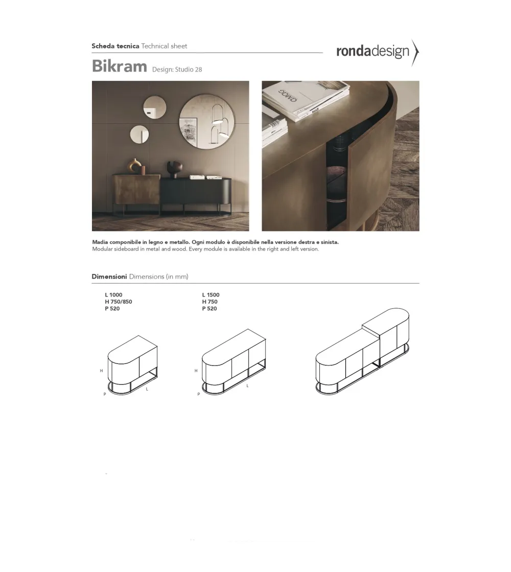 Ronda Design - Bikram Sideboard