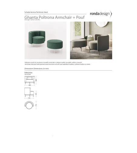 Sillón Ghanta - Ronda Design