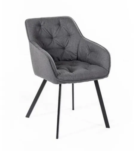 Stones - Set of 2 Elsa Dark Gray Chairs