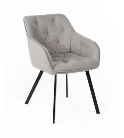Set 2 Sedie Elsa Grigio Chiaro - Stones