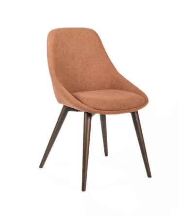 Stones - Set of 4 Astrid Rust-Colored Chairs