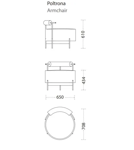 Fauteuil Halo - Ronda Design