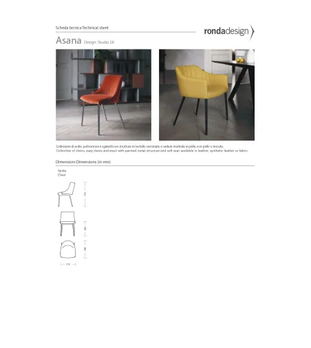 Sedia Asana - Ronda Design