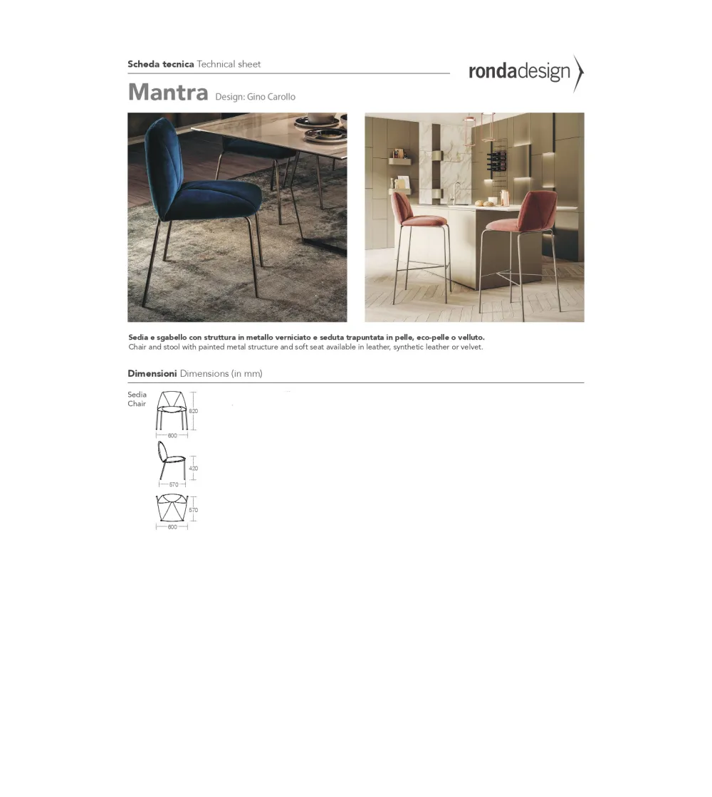 Chaise Mantra - Ronda Design