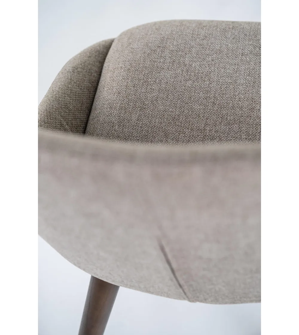 Ensemble de 4 Chaises Astrid Marron...