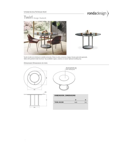Mesa Twirl - Ronda Design