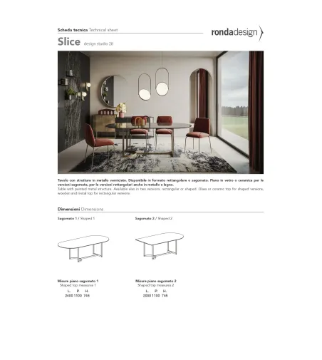 Ronda Design - Slice Table