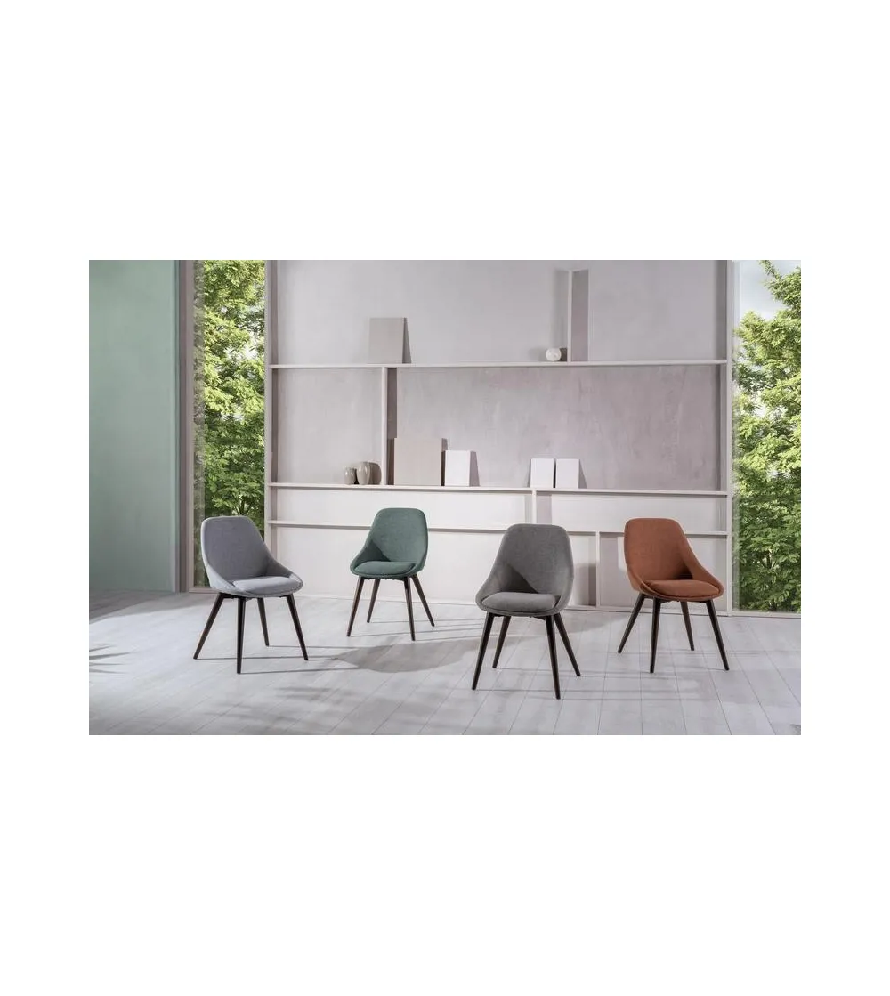 Set 4 Sedie Astrid Verde - Stones