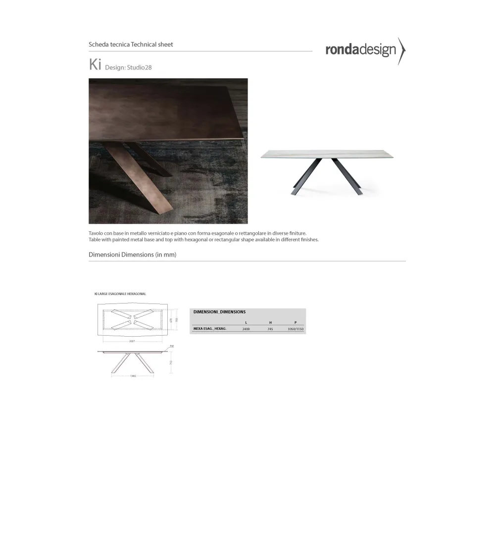 Ronda Design - Ki Table