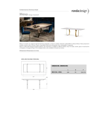 Ronda Design - Mexa Table