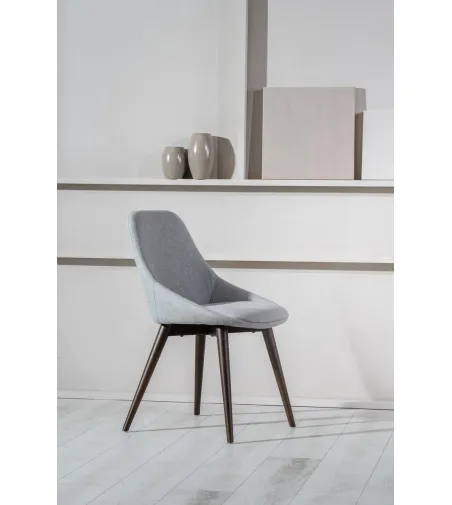Set 4 Sedie Astrid Grigio Chiaro - Stones
